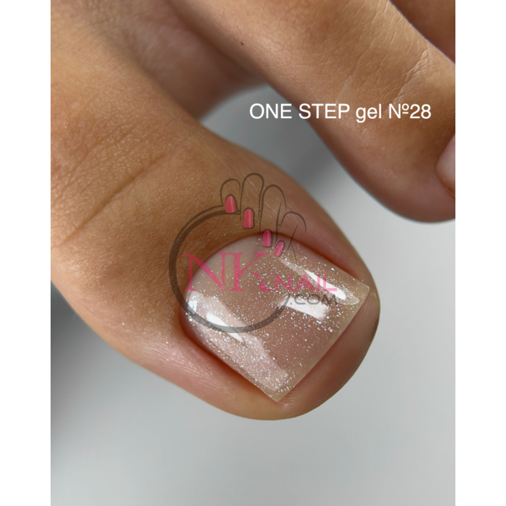 Гель-лак Crooz Однофазний One Step №28, 8 мл TPO free